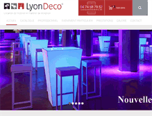 Tablet Screenshot of lyon-deco.com